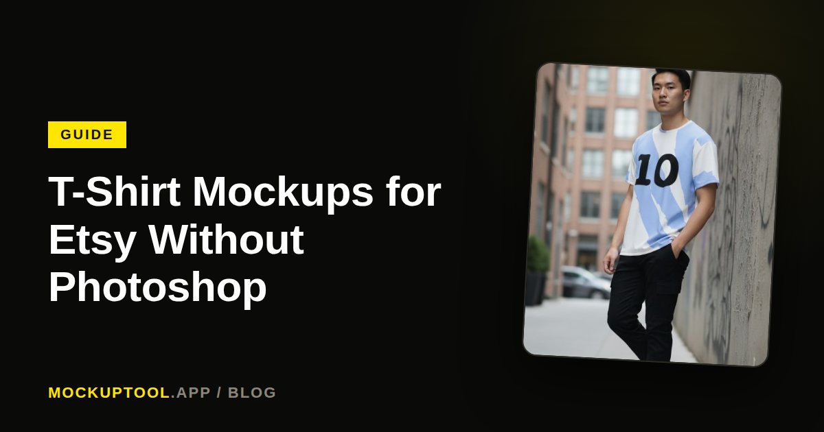 How to Make T-Shirt Mockups for Etsy Without Photoshop